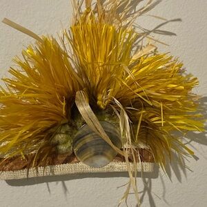 Yellow and Brown Hair Band